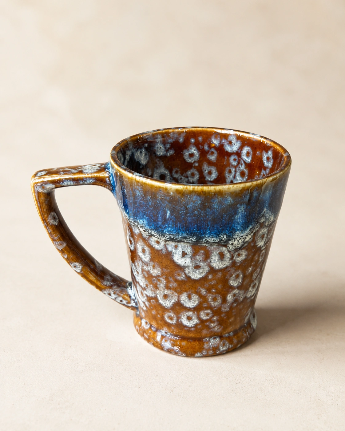 Rustic Lagoon Tall Ceramic Mug by Hira Industries
